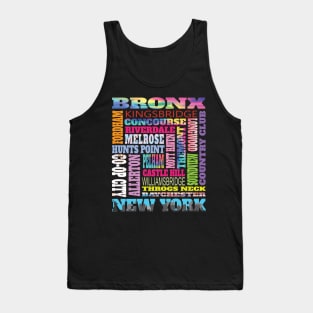 Bronx New York Neighborhoods Pride Gifts Tank Top